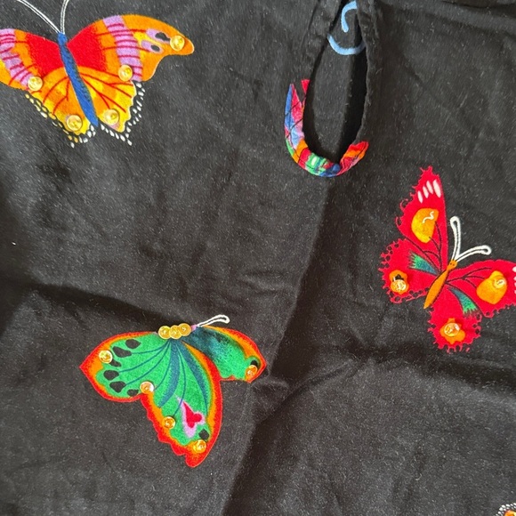 Paradise Bay Colorful Butterfly Print Women’s Dress size M - Picture 4 of 8